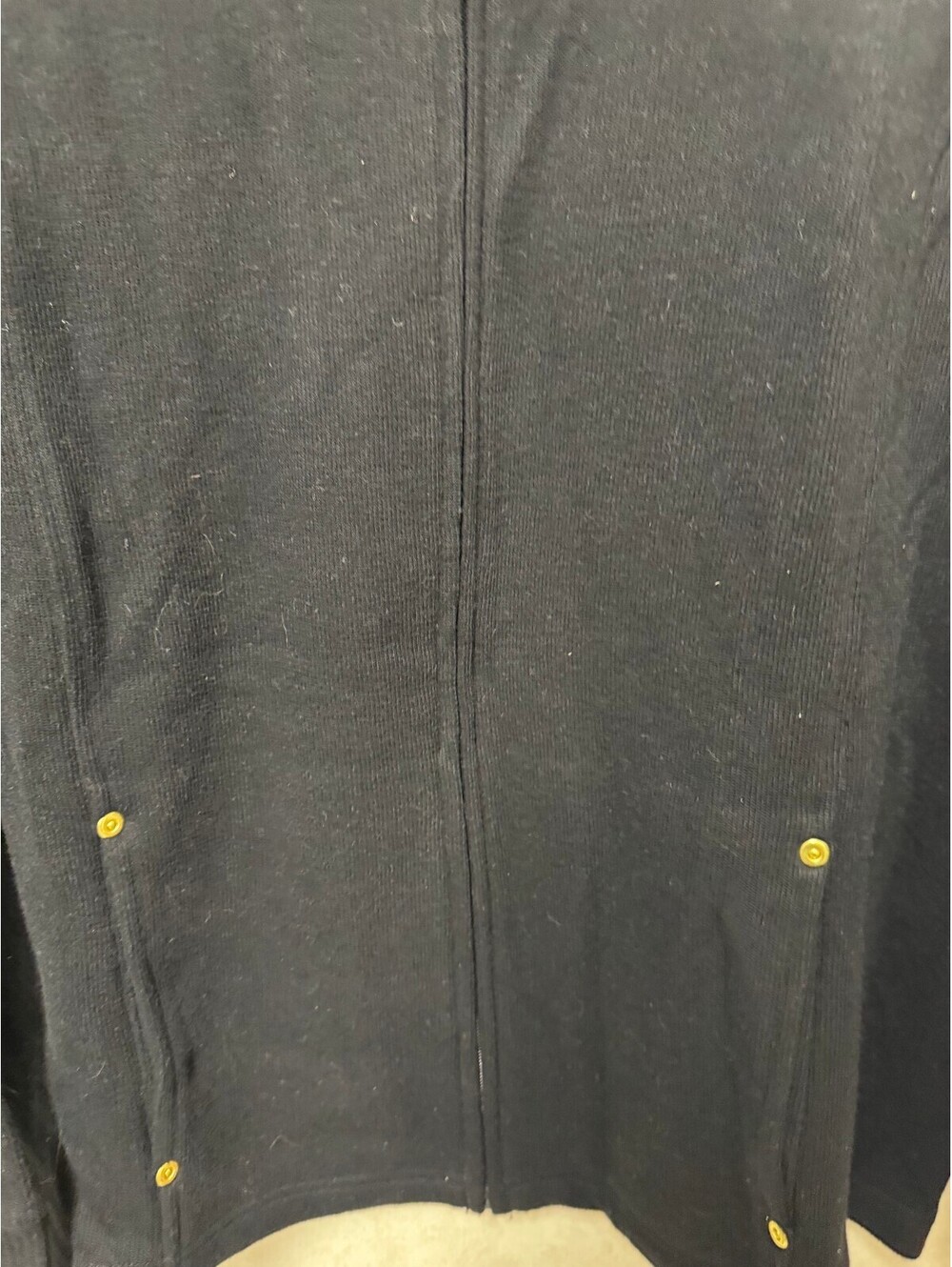 Karen Scott Sport Women's Full Zip Black Cotton Blend Jacket Size L - Picture 2 of 6